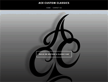 Tablet Screenshot of acecustomclassics.com